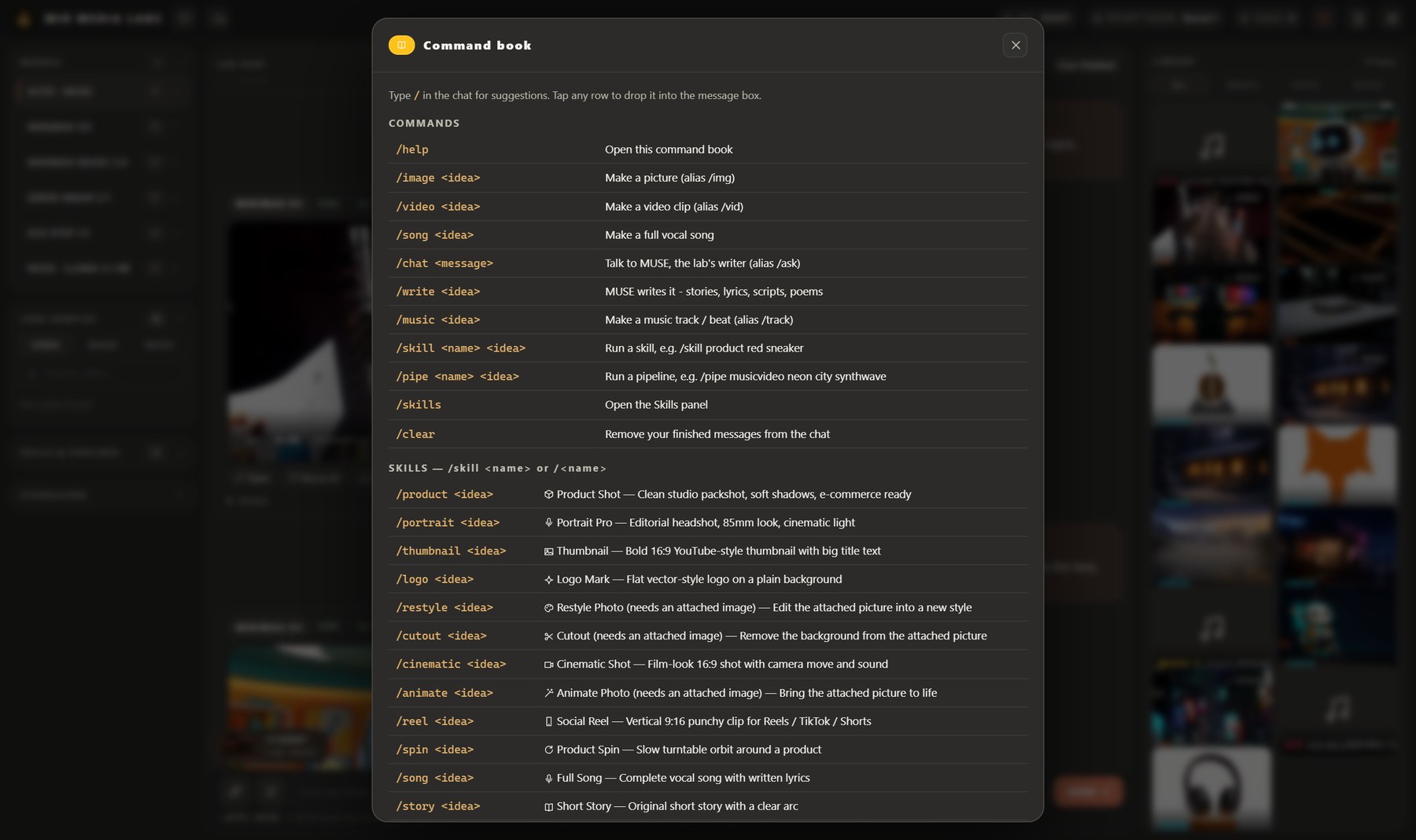 Command book