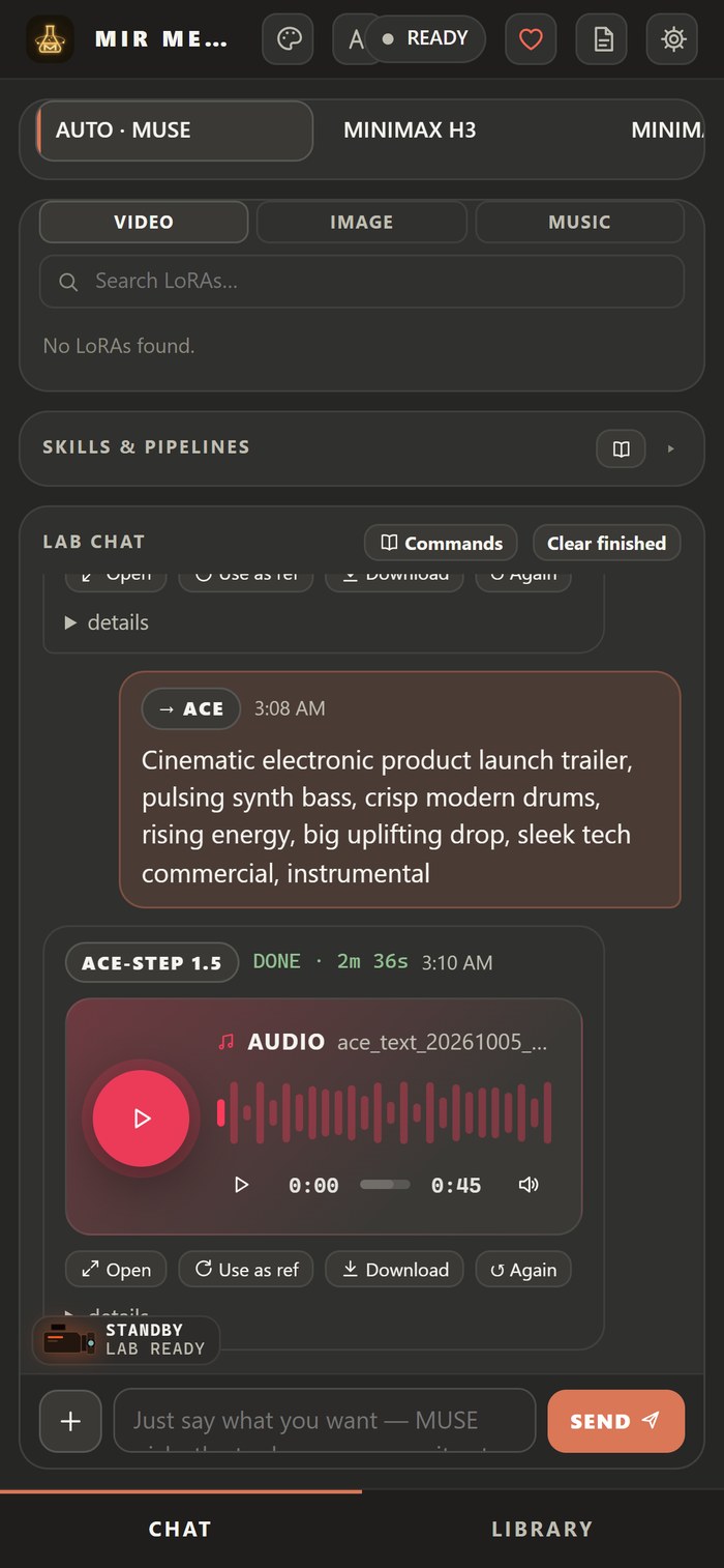 Phone browser: chat