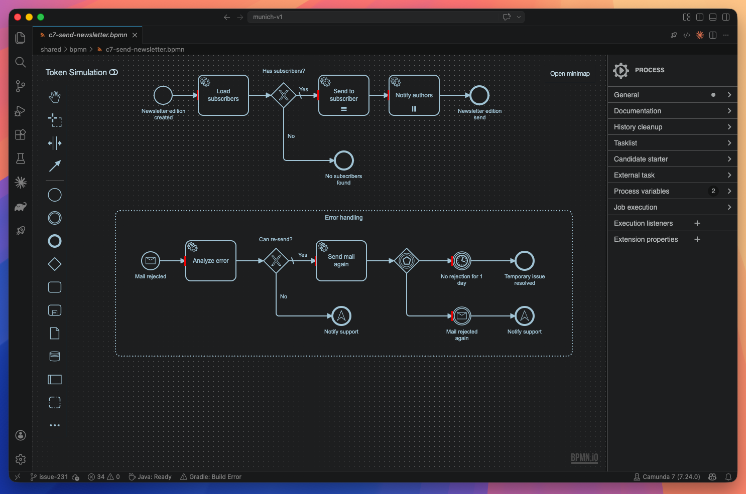 BPMN VS Code Modeler Preview