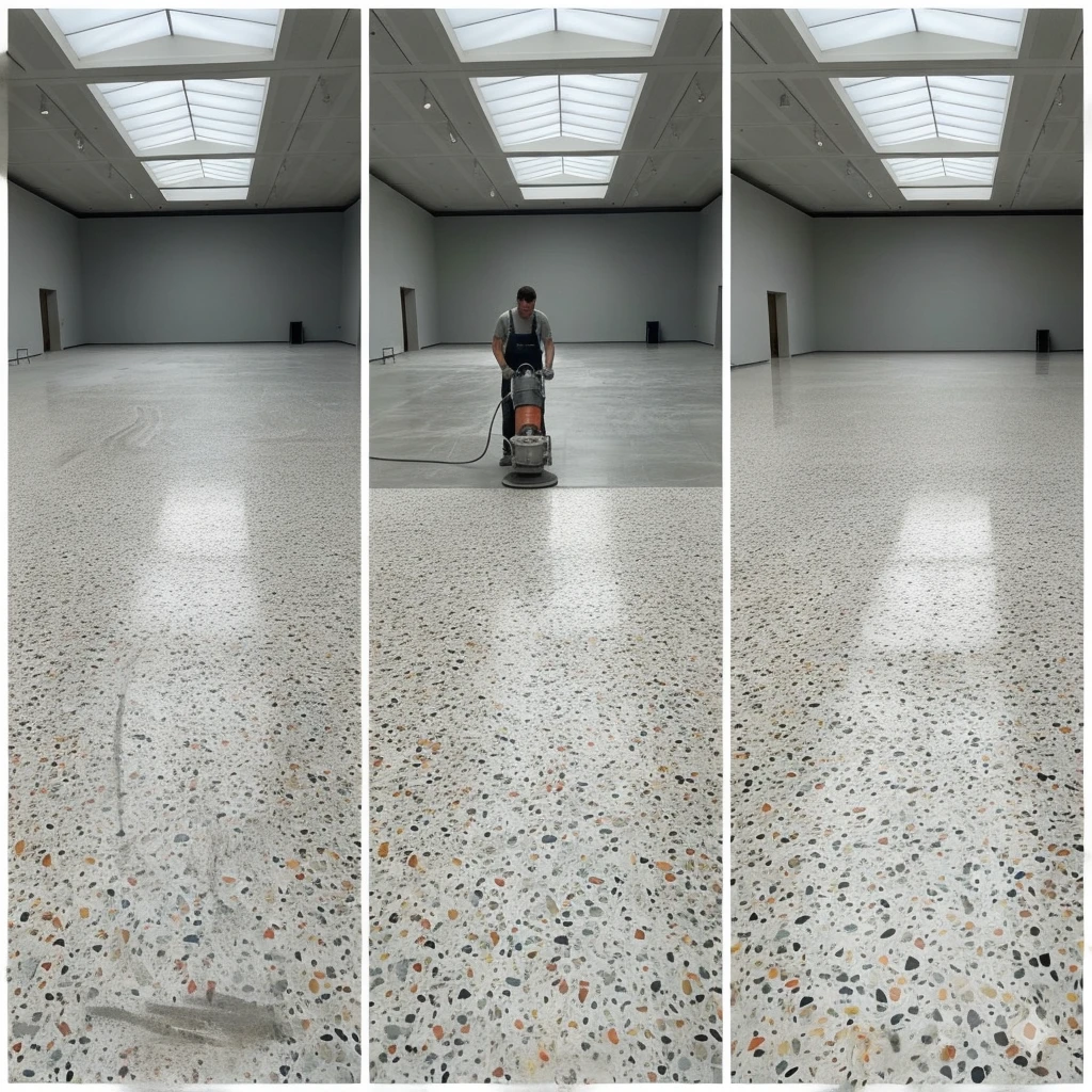 Чистка керамогранита до и после