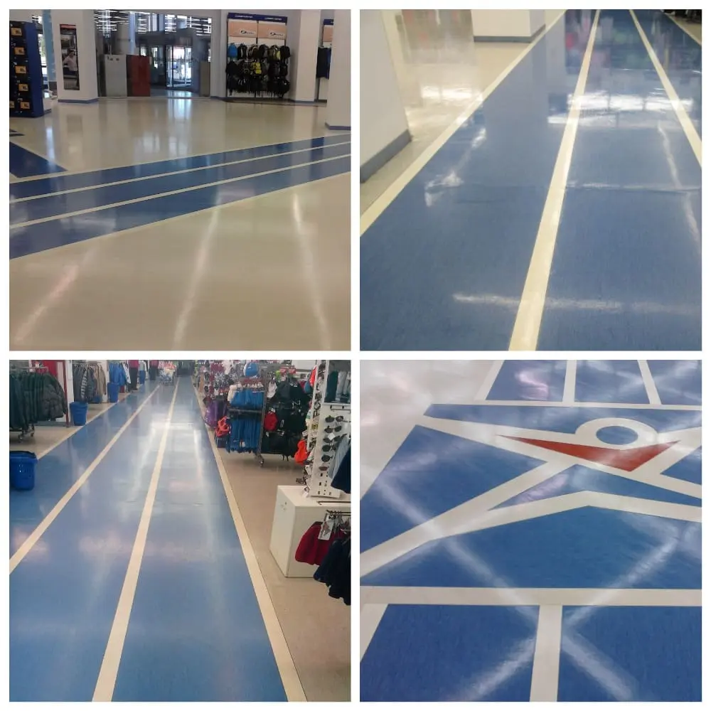 Линолеум после