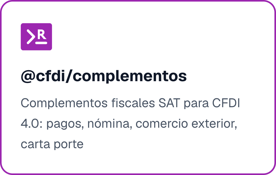 @cfdi/complementos
