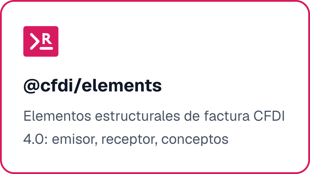 @cfdi/elements
