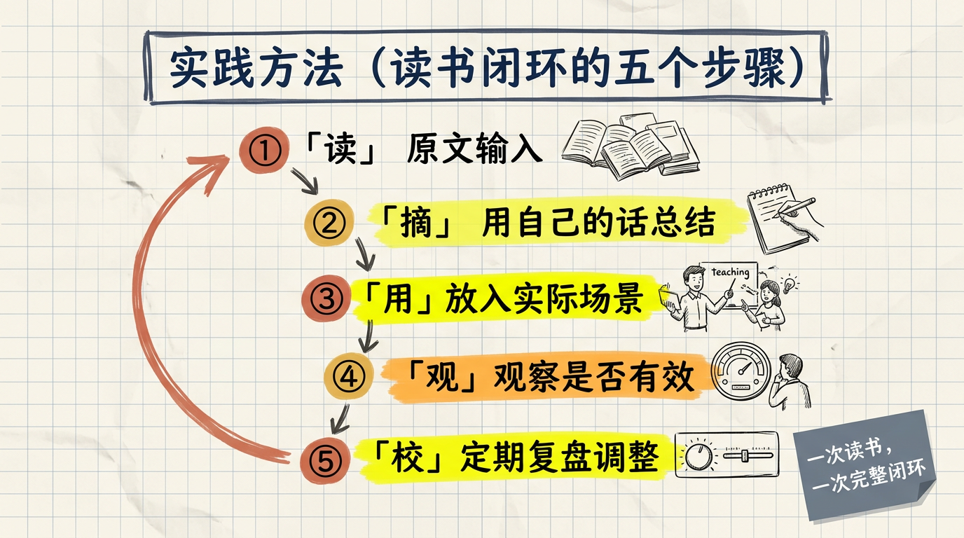 读书闭环的五个步骤