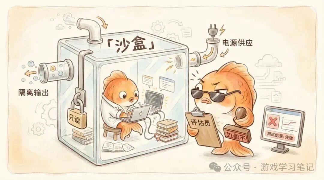沙盒中的金鱼只有隔离输出,外部评估员独立验证——测试结果:失败