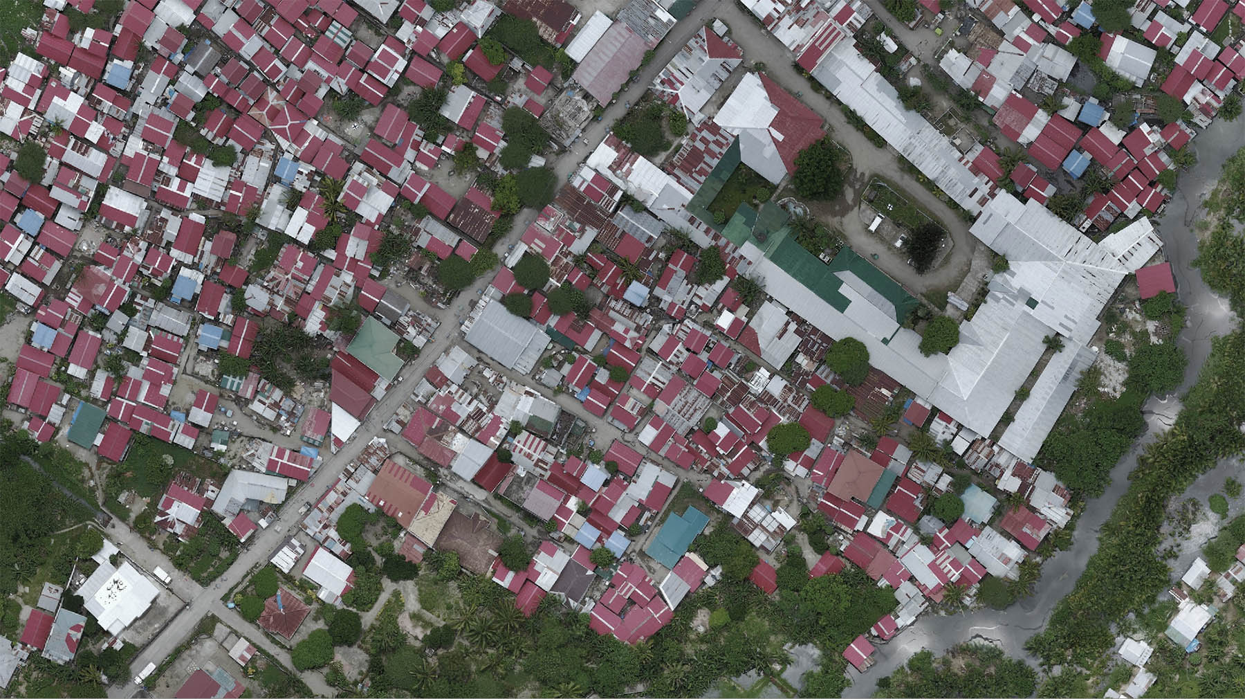 Detailed drone and street-level imagery for mapping in the Philippines