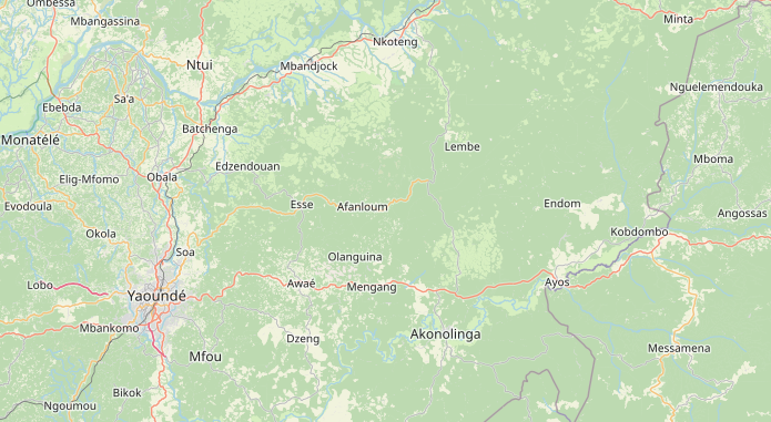 Mapping landcover with OSM Cameroon