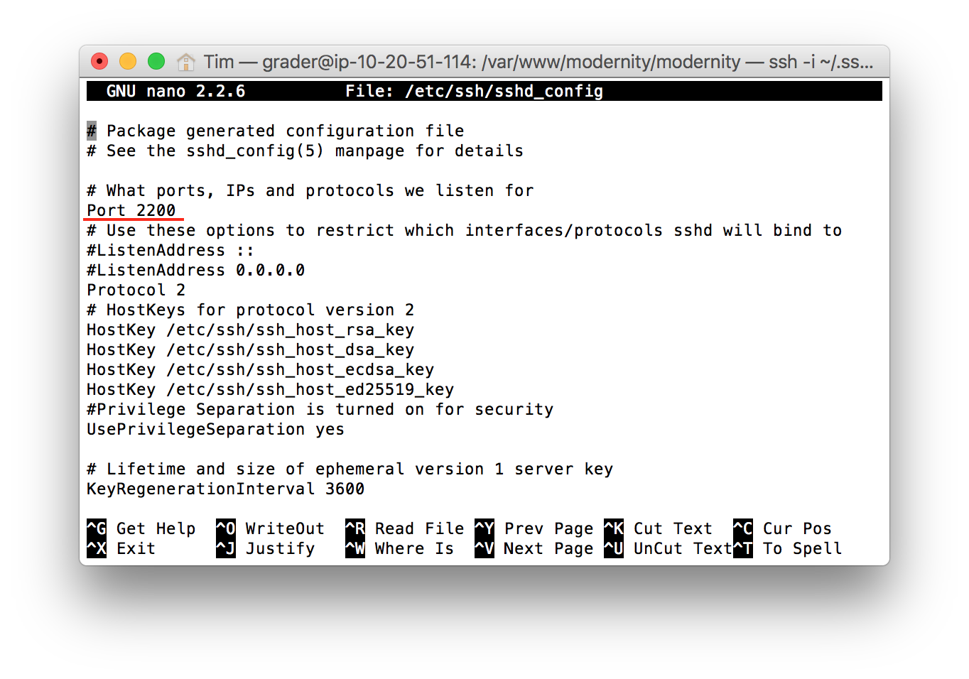 SSH Port