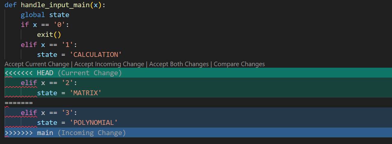 branch merge conflict 2