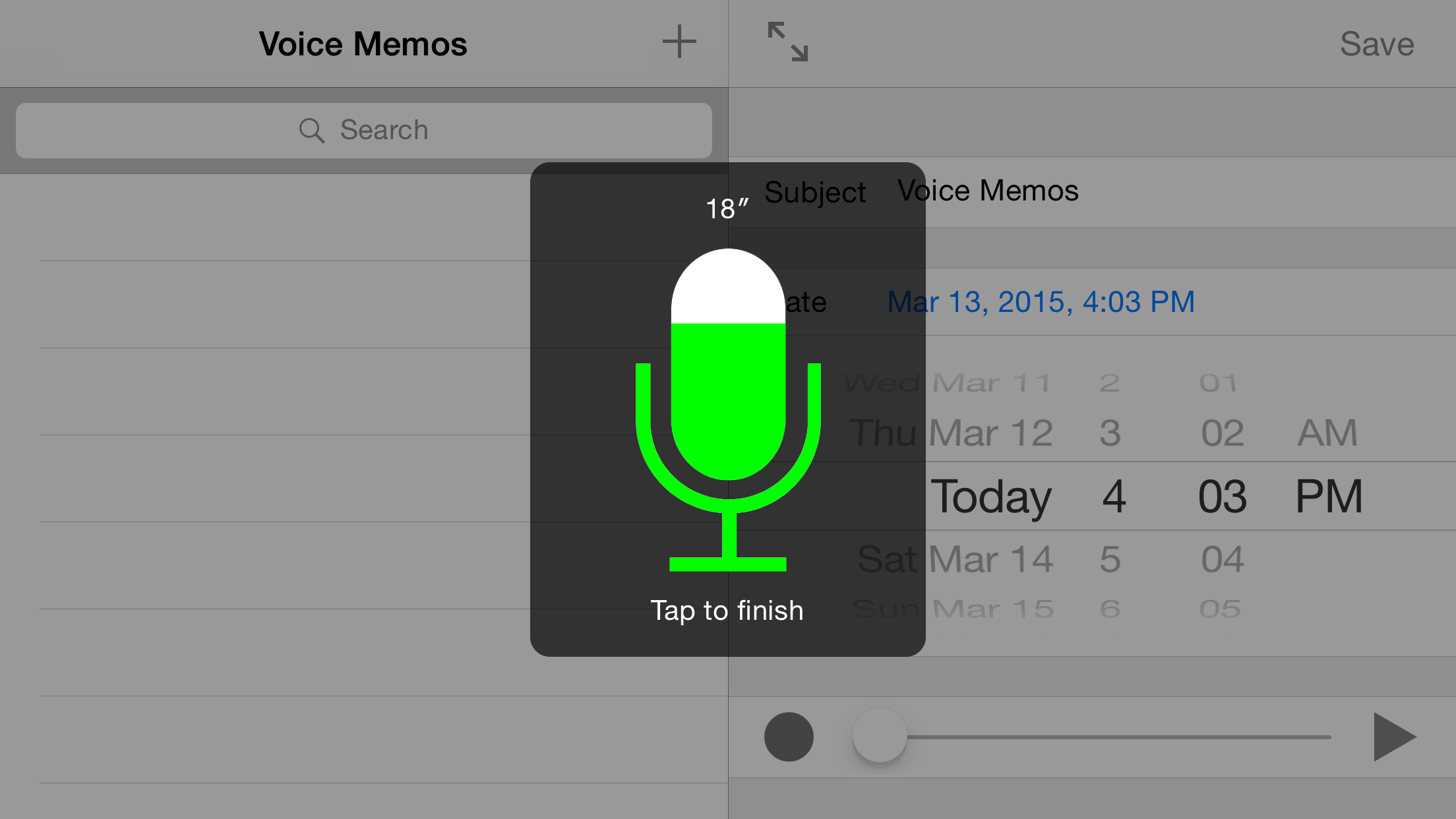 VoiceMemos image 1