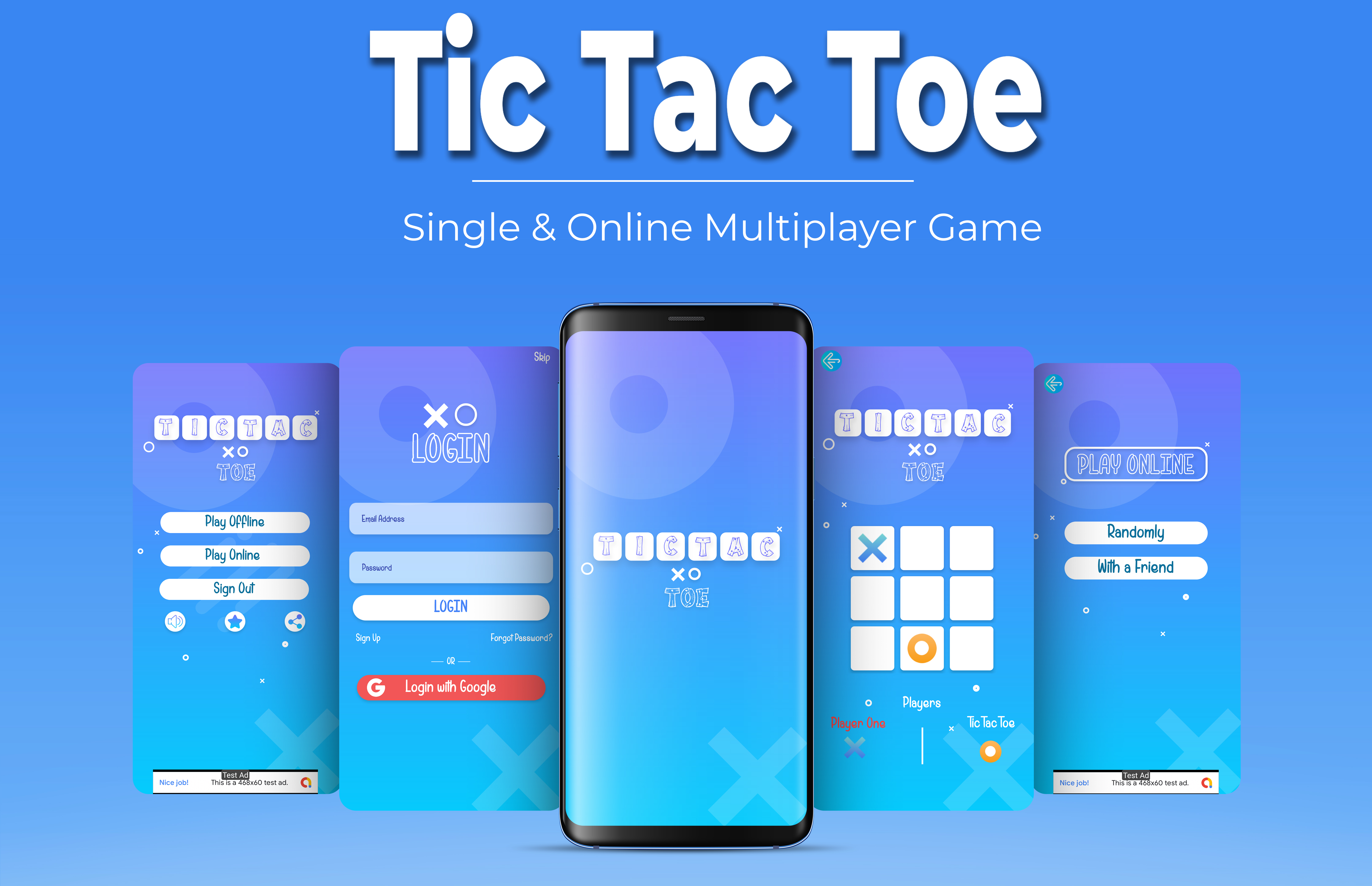 Tic Tac Toe  (Online & Offline support) - 1