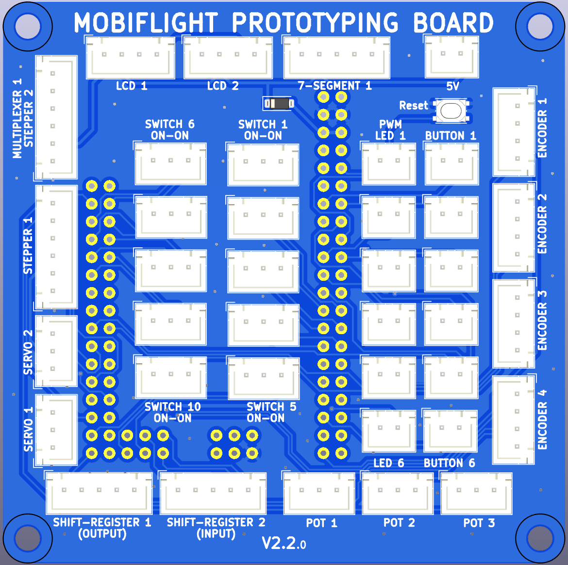 MobiFlight Prototyping Board, from the project README
