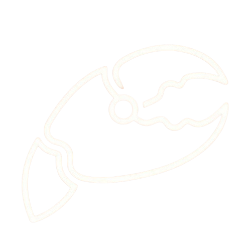 PalmClaw Line Logo (dark mode)