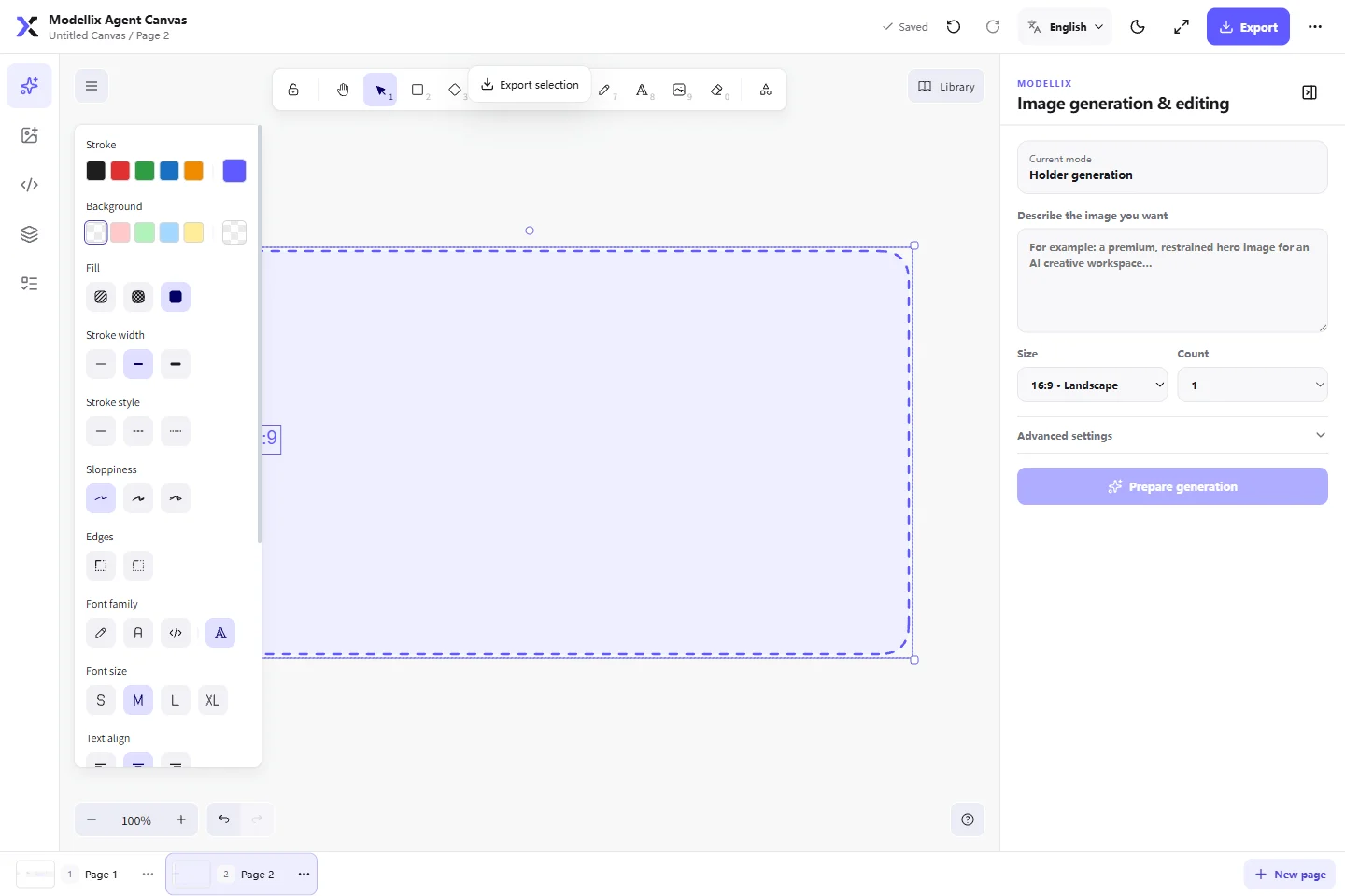 AI image workflow