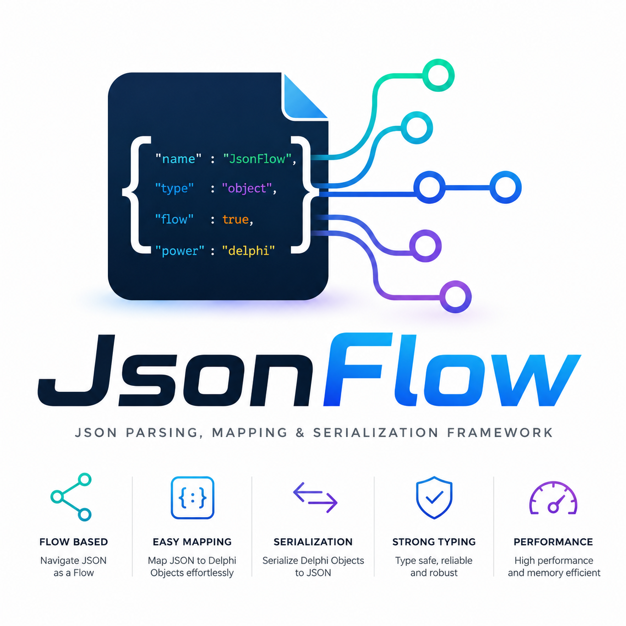 JsonFlow Logo