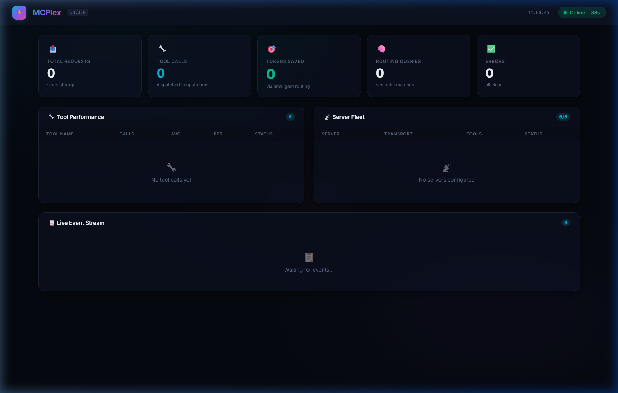 MCPlex Dashboard