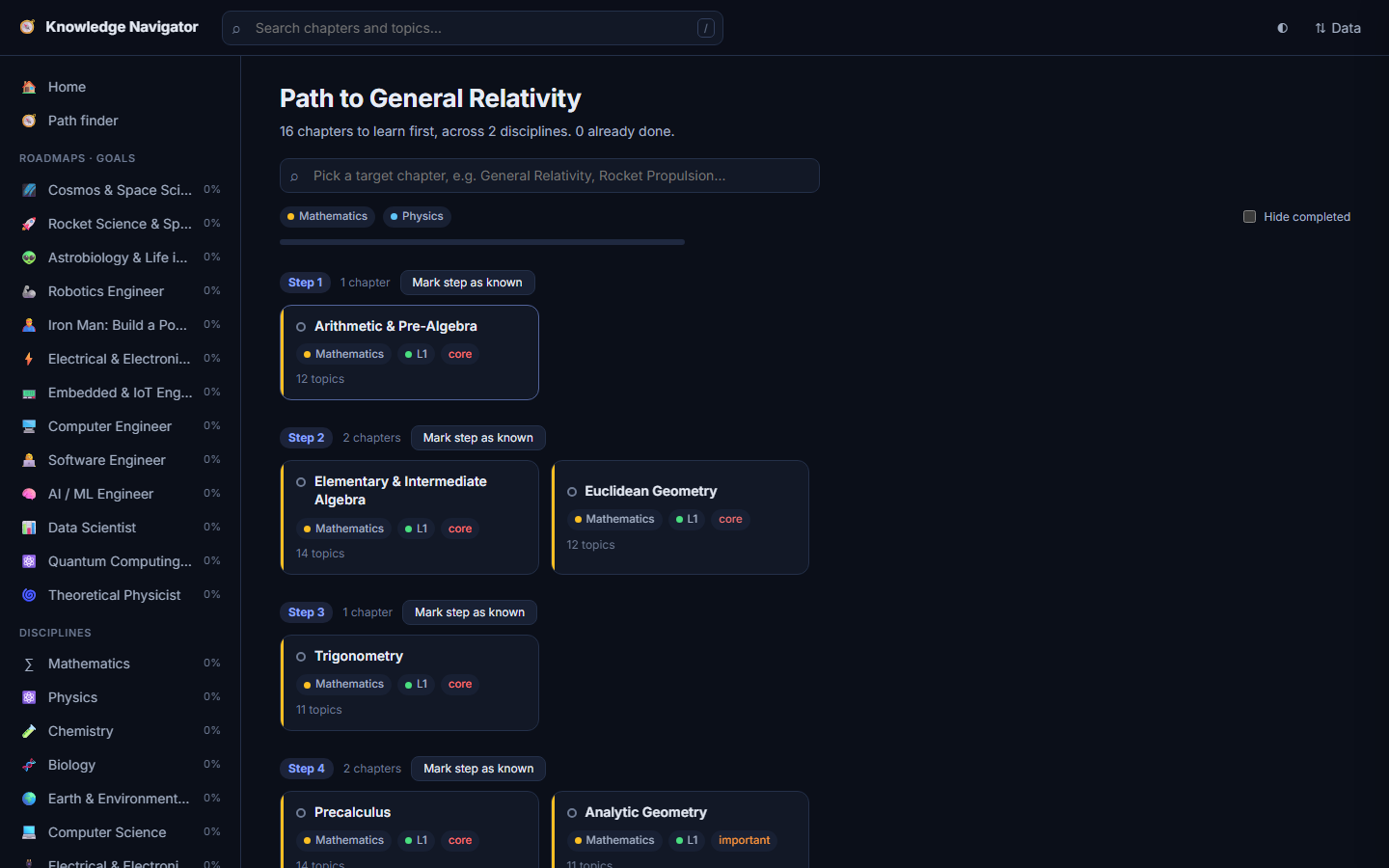 Path finder