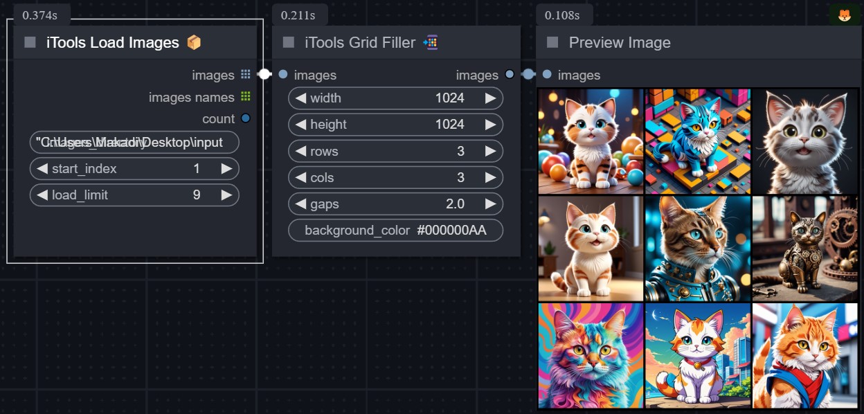 iTools Grid Filler