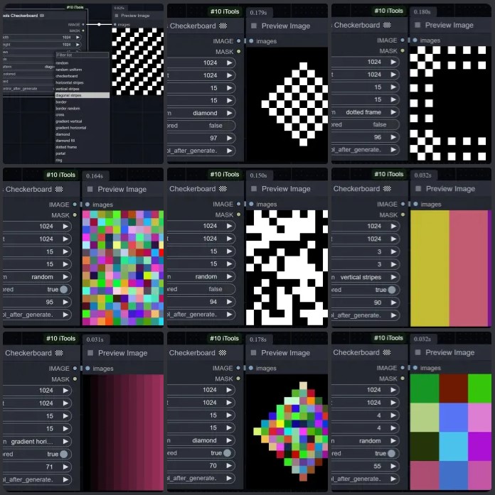 iTools Checkerboard