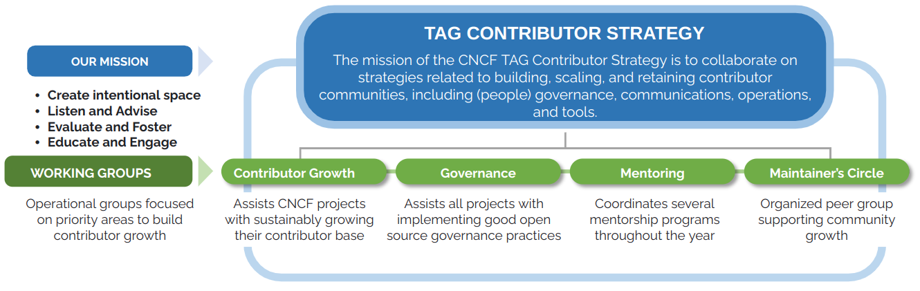 an image describing TAG Contributor strategy roadmap