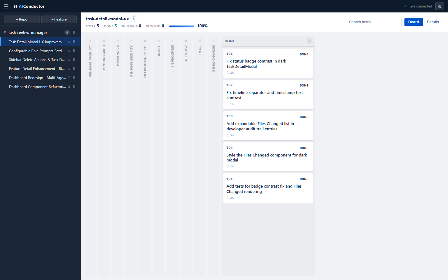 AIConductor Kanban Board