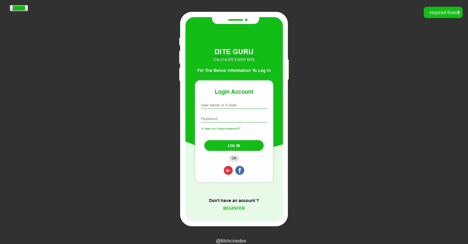 Login Form / illustration