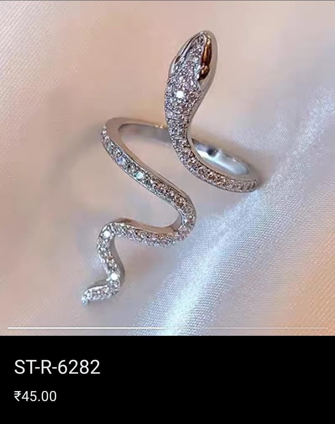 Silver Snake Ring
