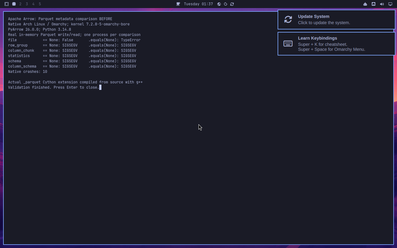 Before: ten native crashes