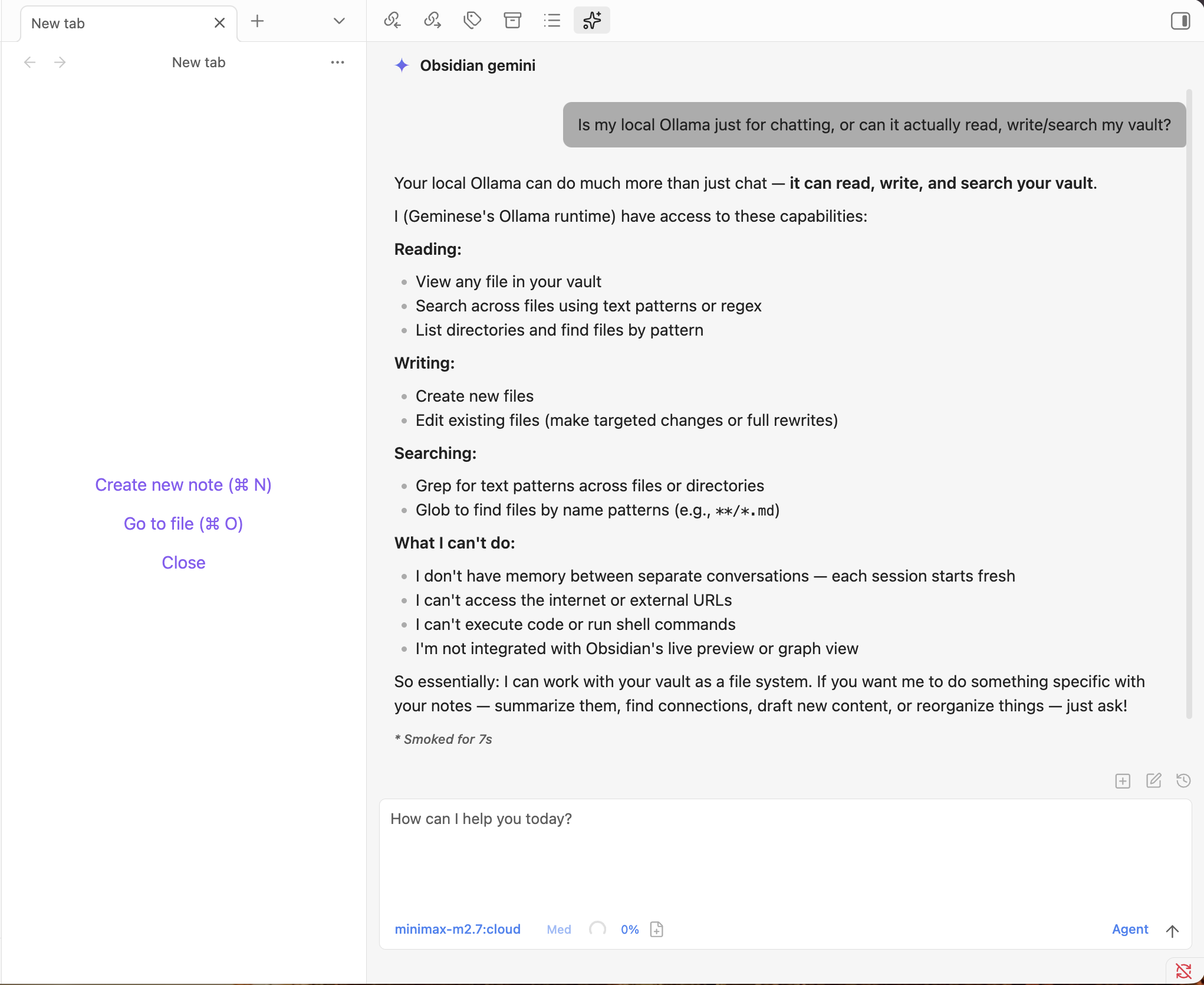 Geminese local model agent workflow