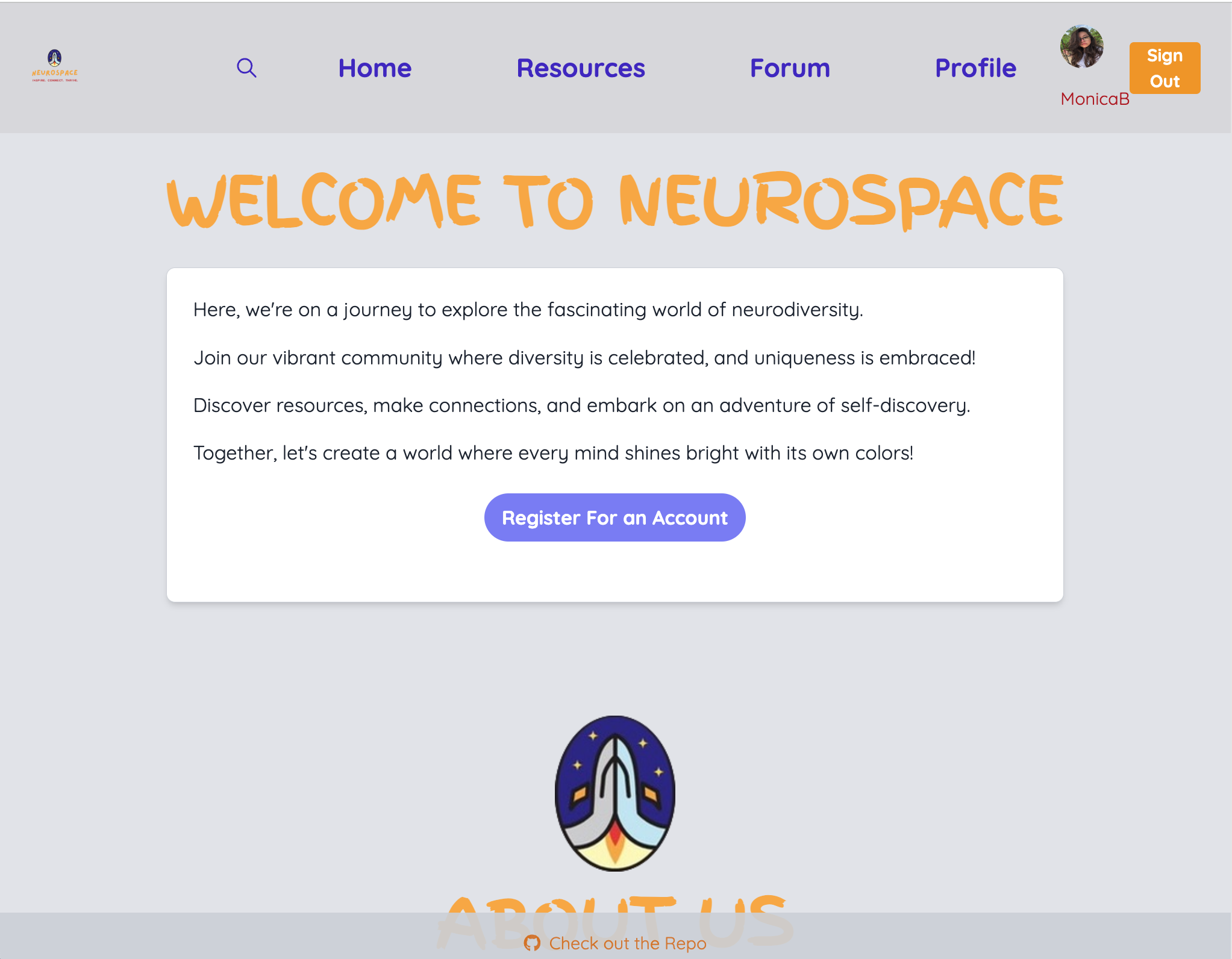 Neurospace homepage