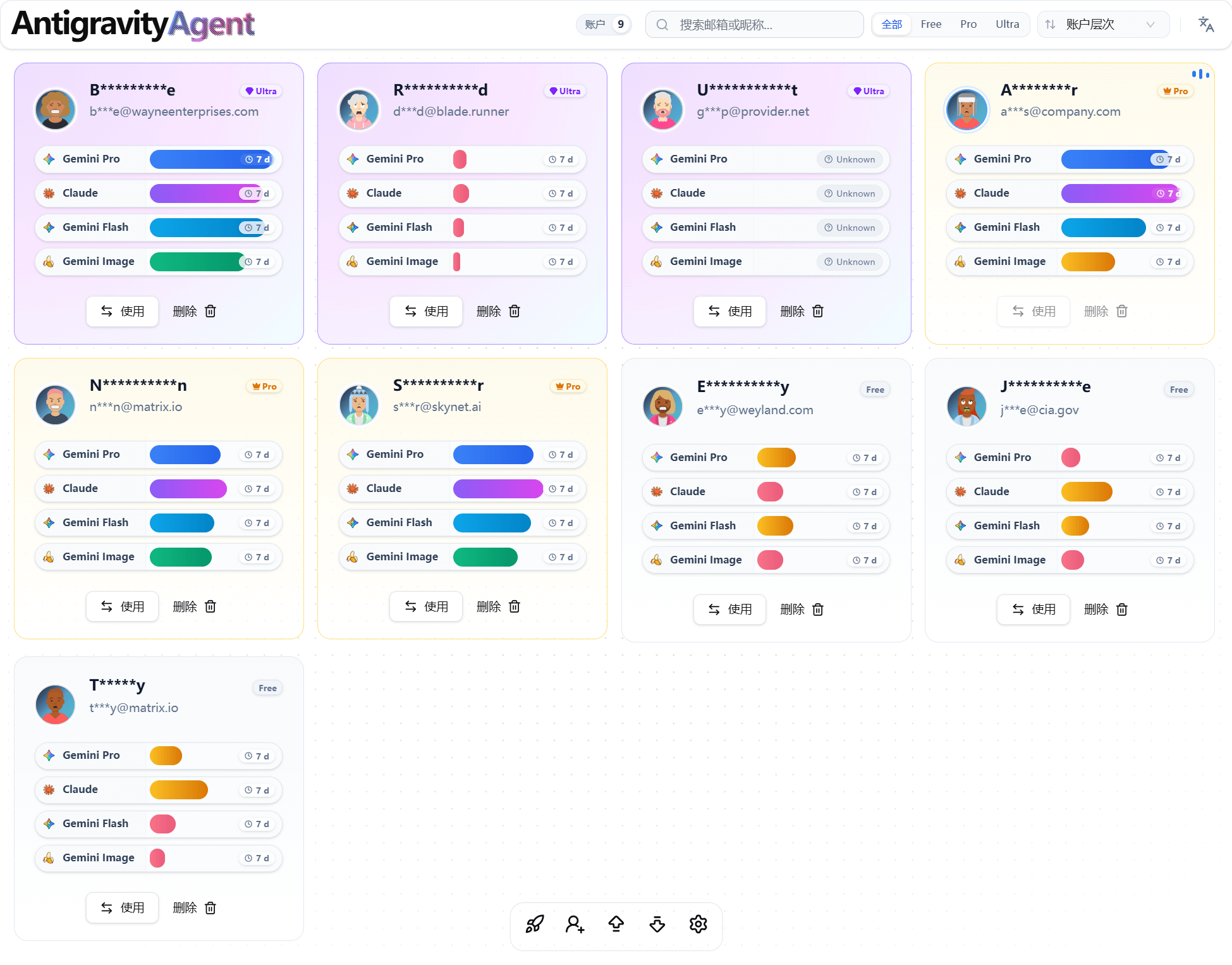 Antigravity Agent Dashboard