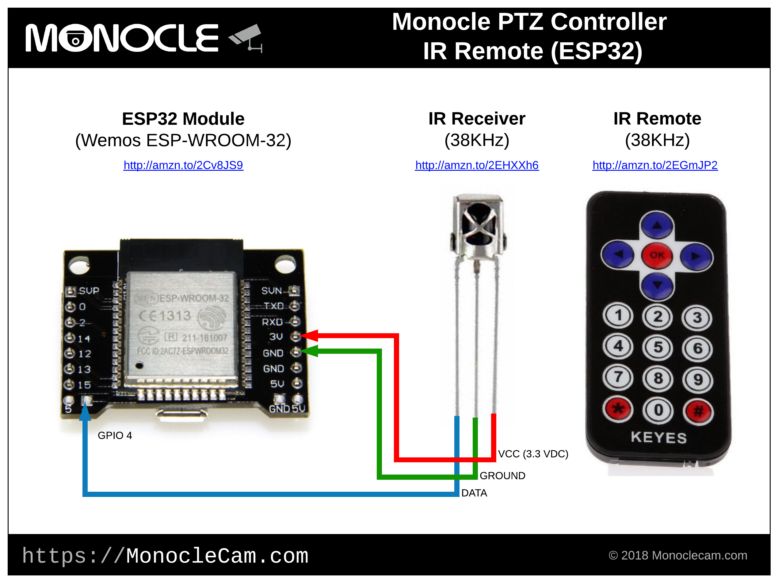 Monocle_PTZController_IRRemote_ESP32