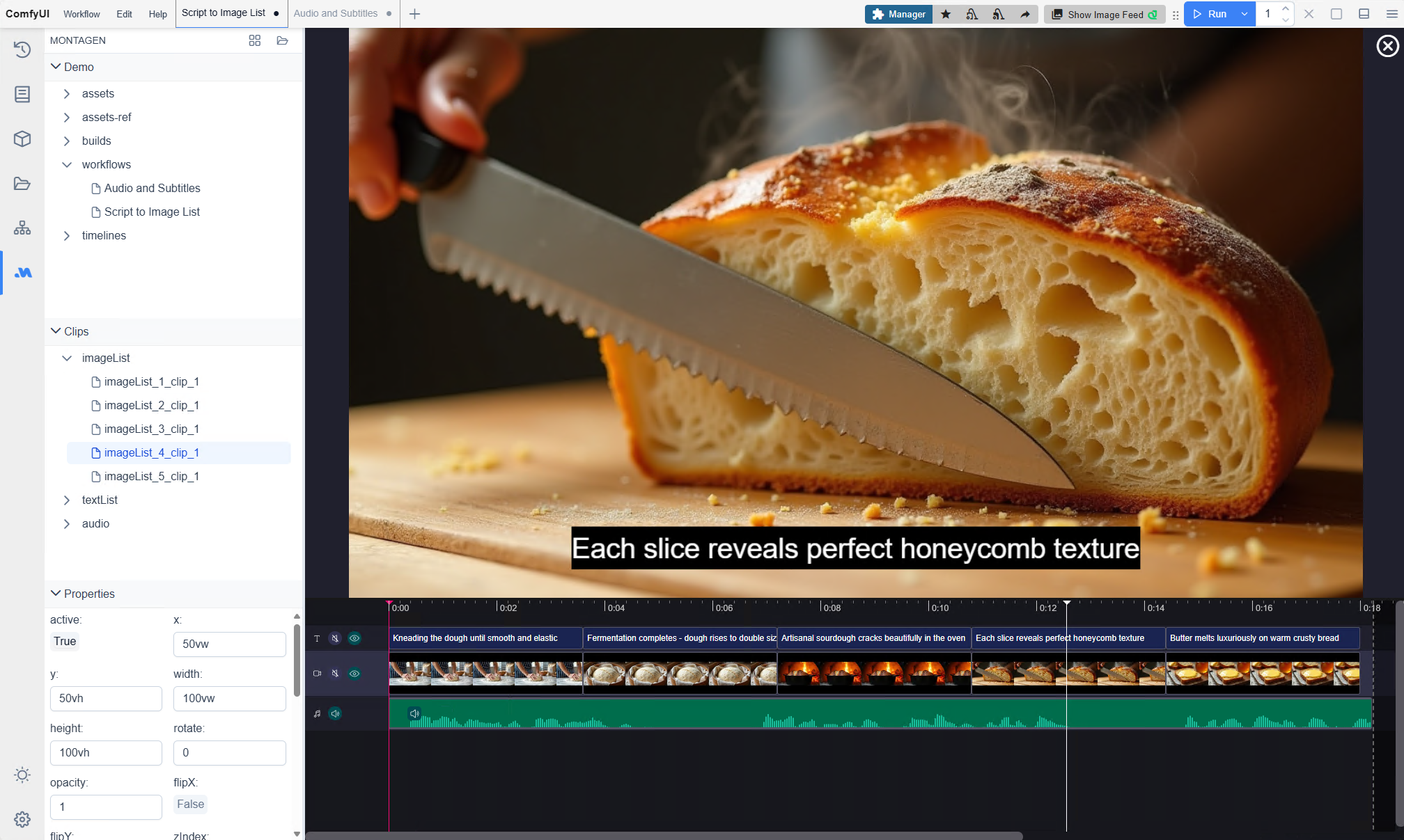 Montagen ScreenShot
