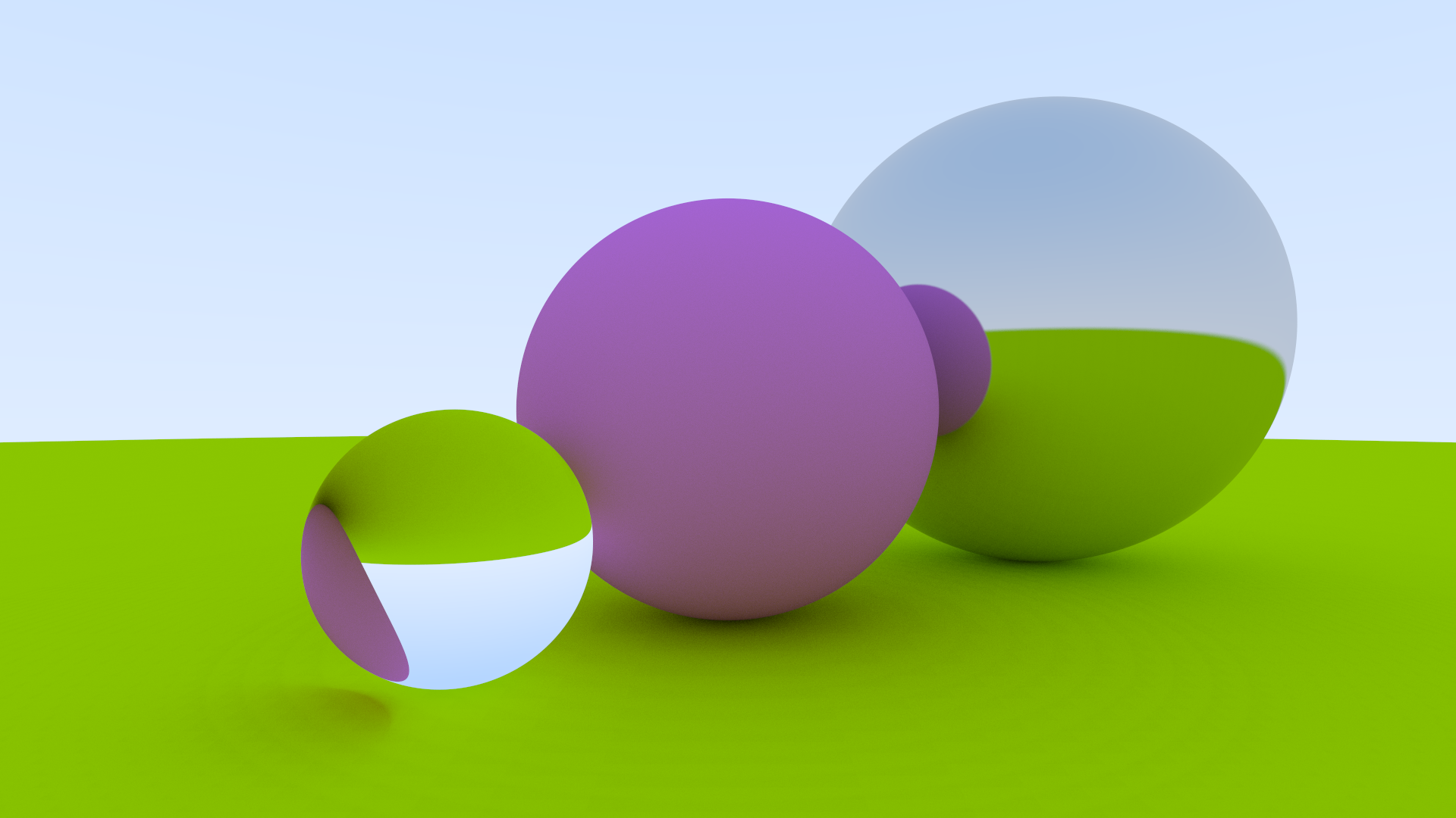 Demo of raytracer