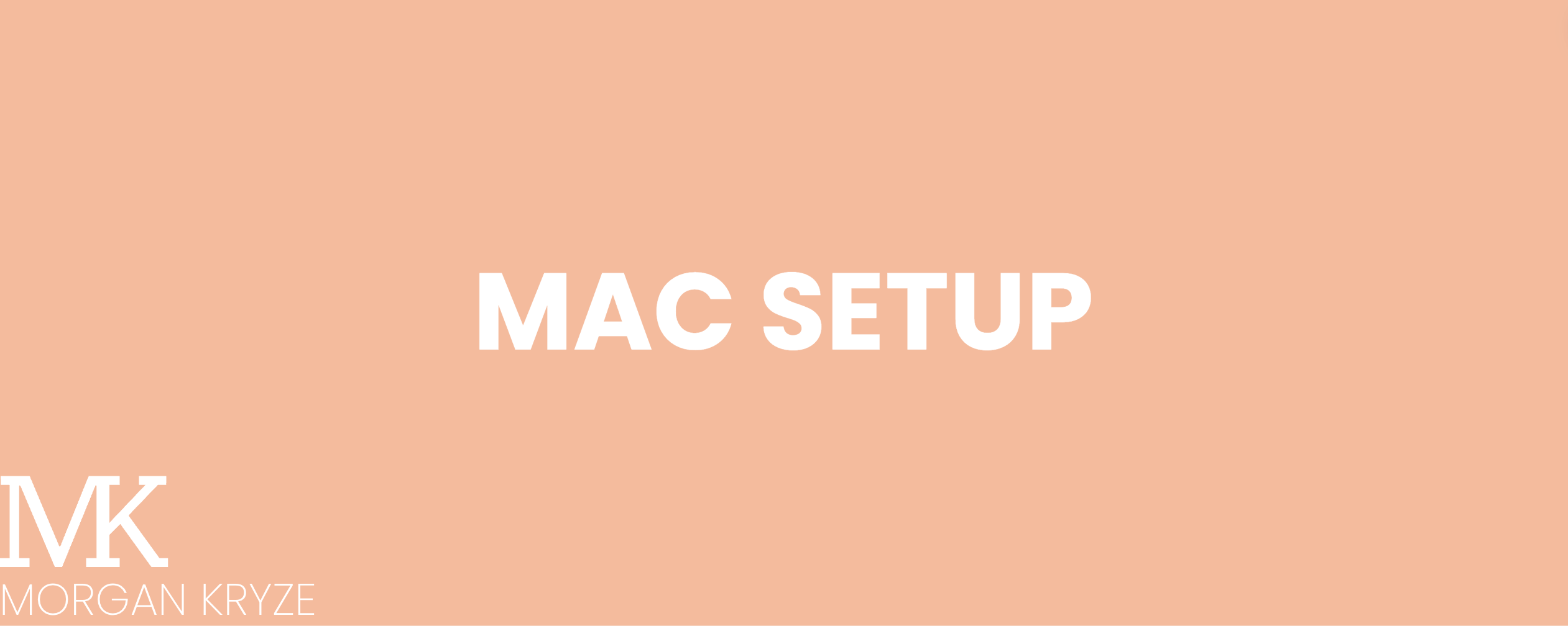 Mac-Setup