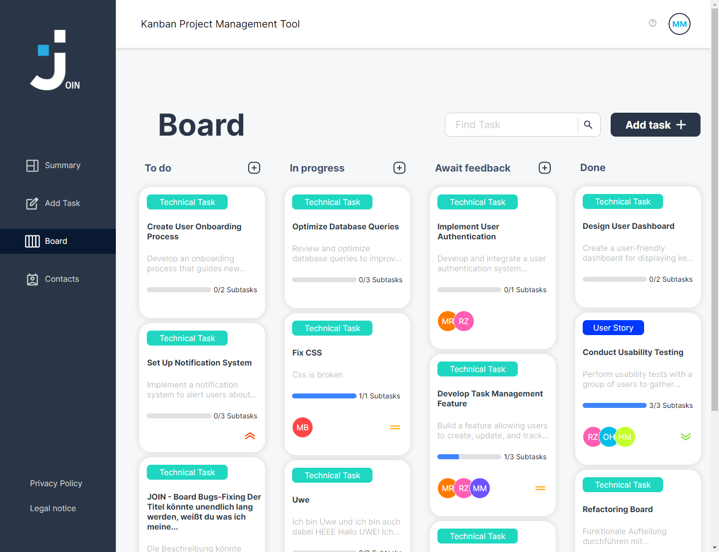 GitHub - Mori-Takahashi/Join-board