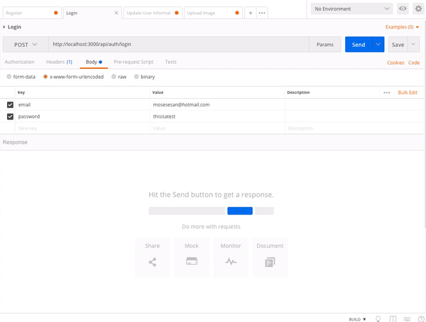 Mesan Nodejs Auth Crud Api