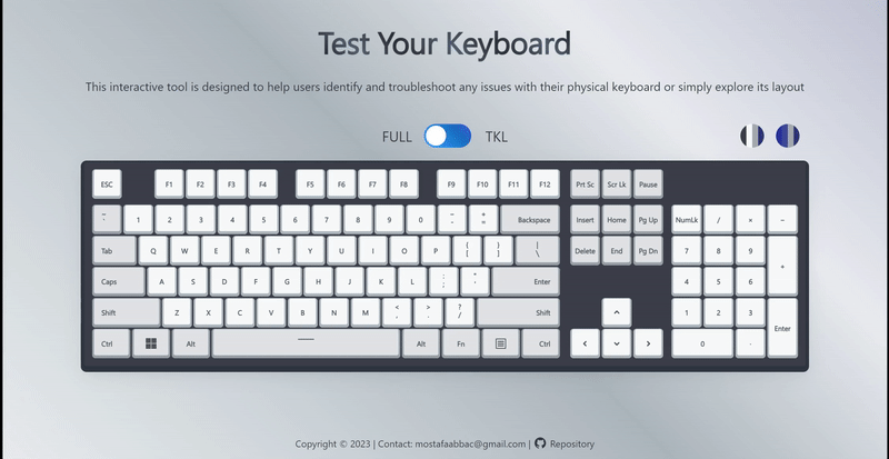 Testing A Web App Using The Keyboard Only