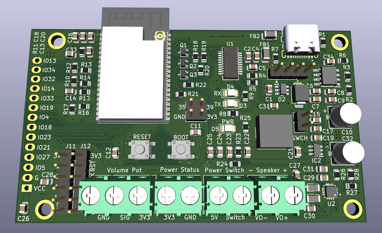 Speaker pod, from the project README