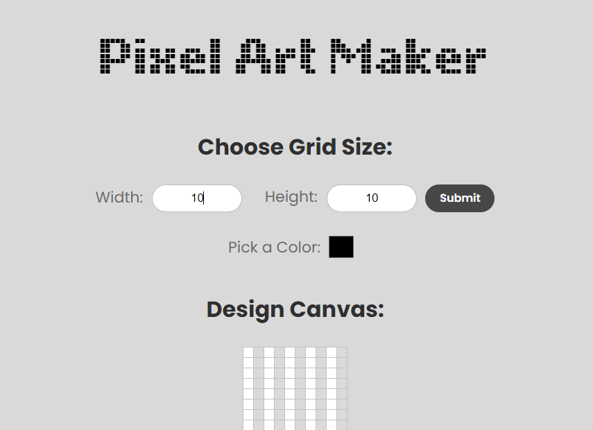 Pixel Art Maker Preview