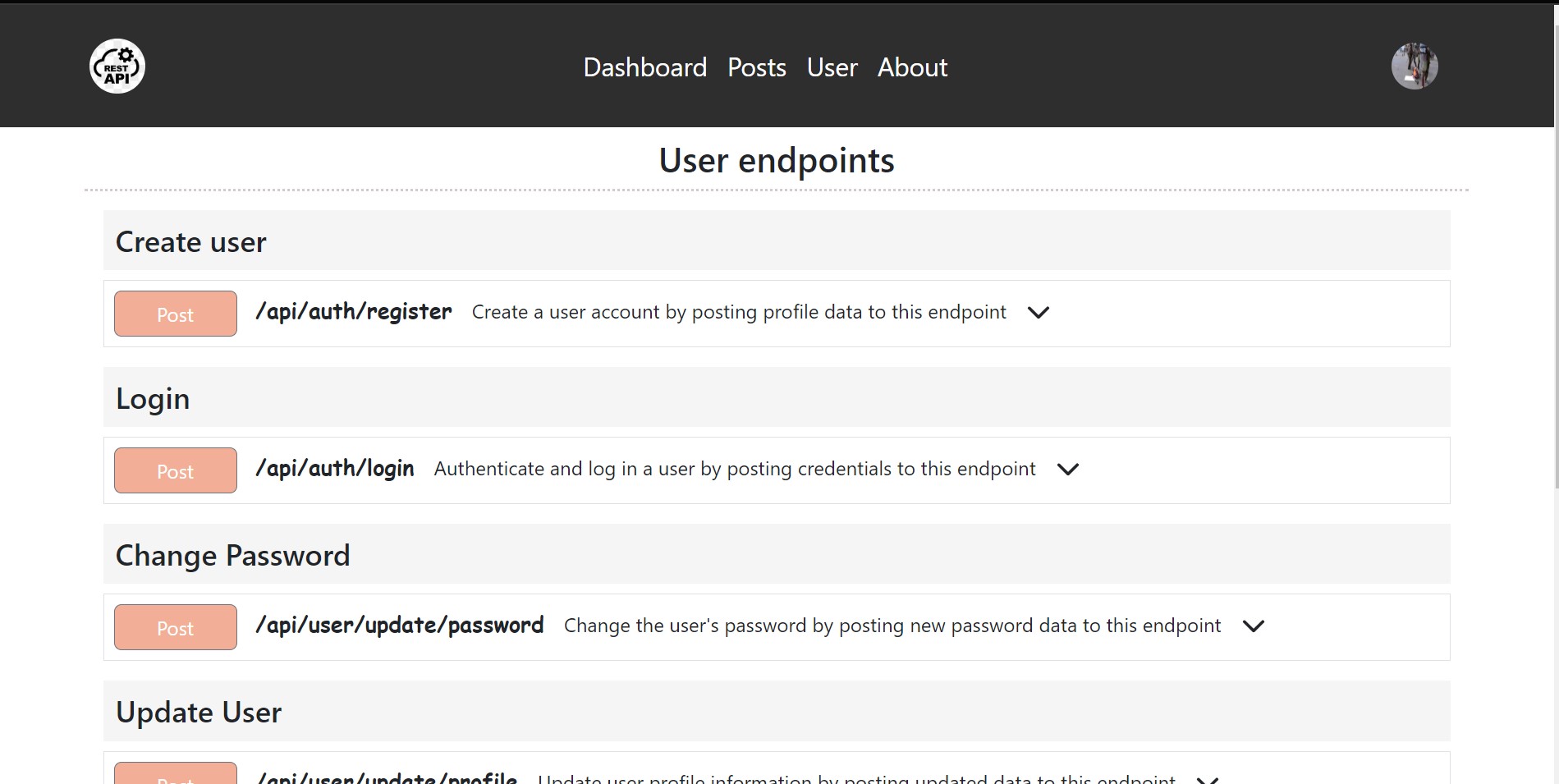 APIs endpoint