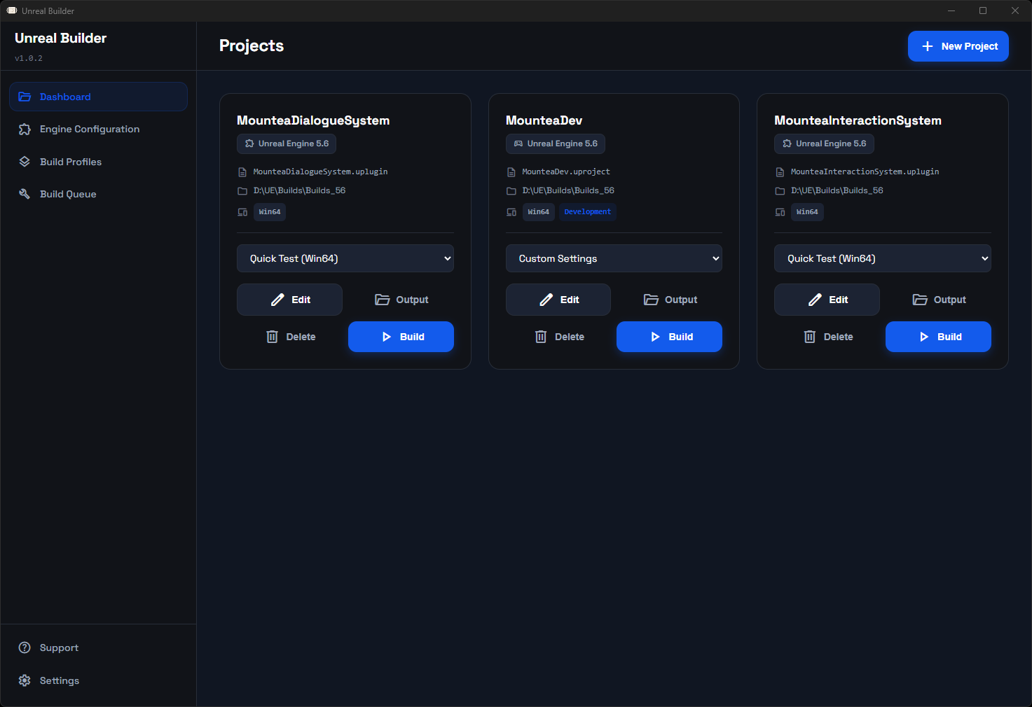 Main Dashboard