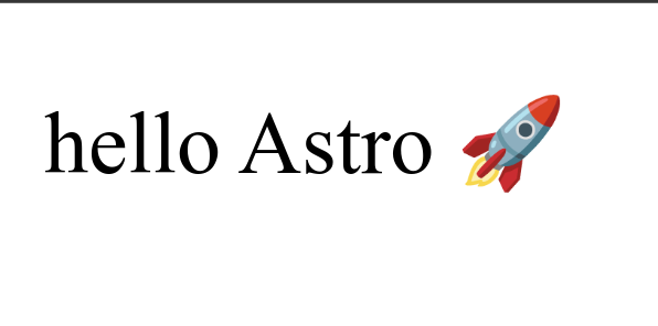 Hello Astro 🚀