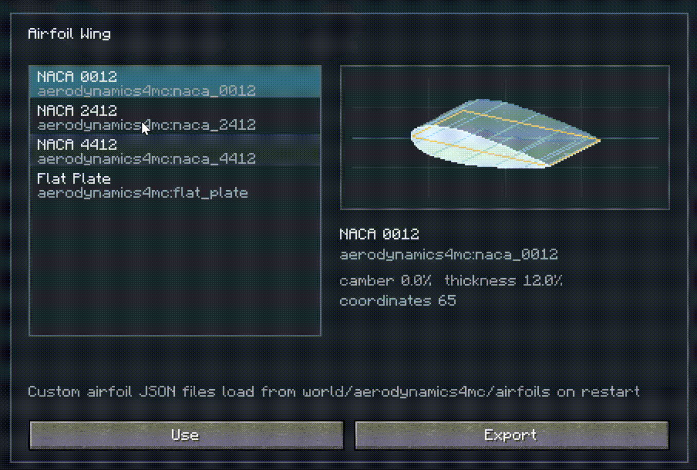 Airfoil GUI