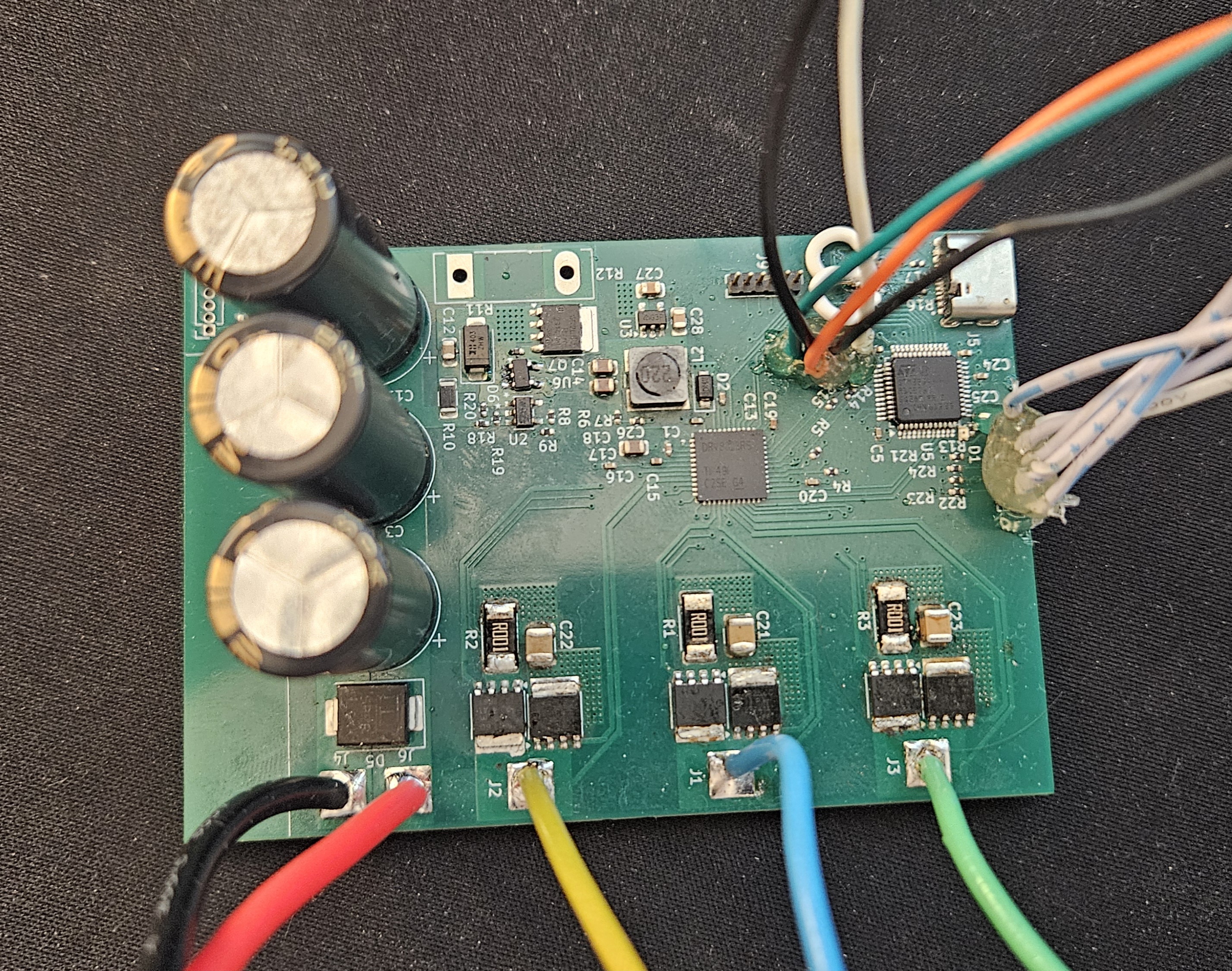 Custom motor controller PCB