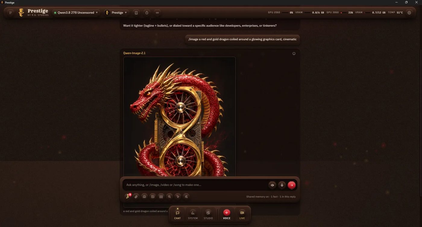 Prestige chat