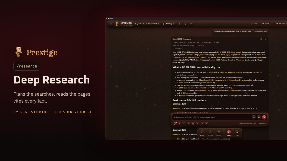 Deep Research: a cited report from the web