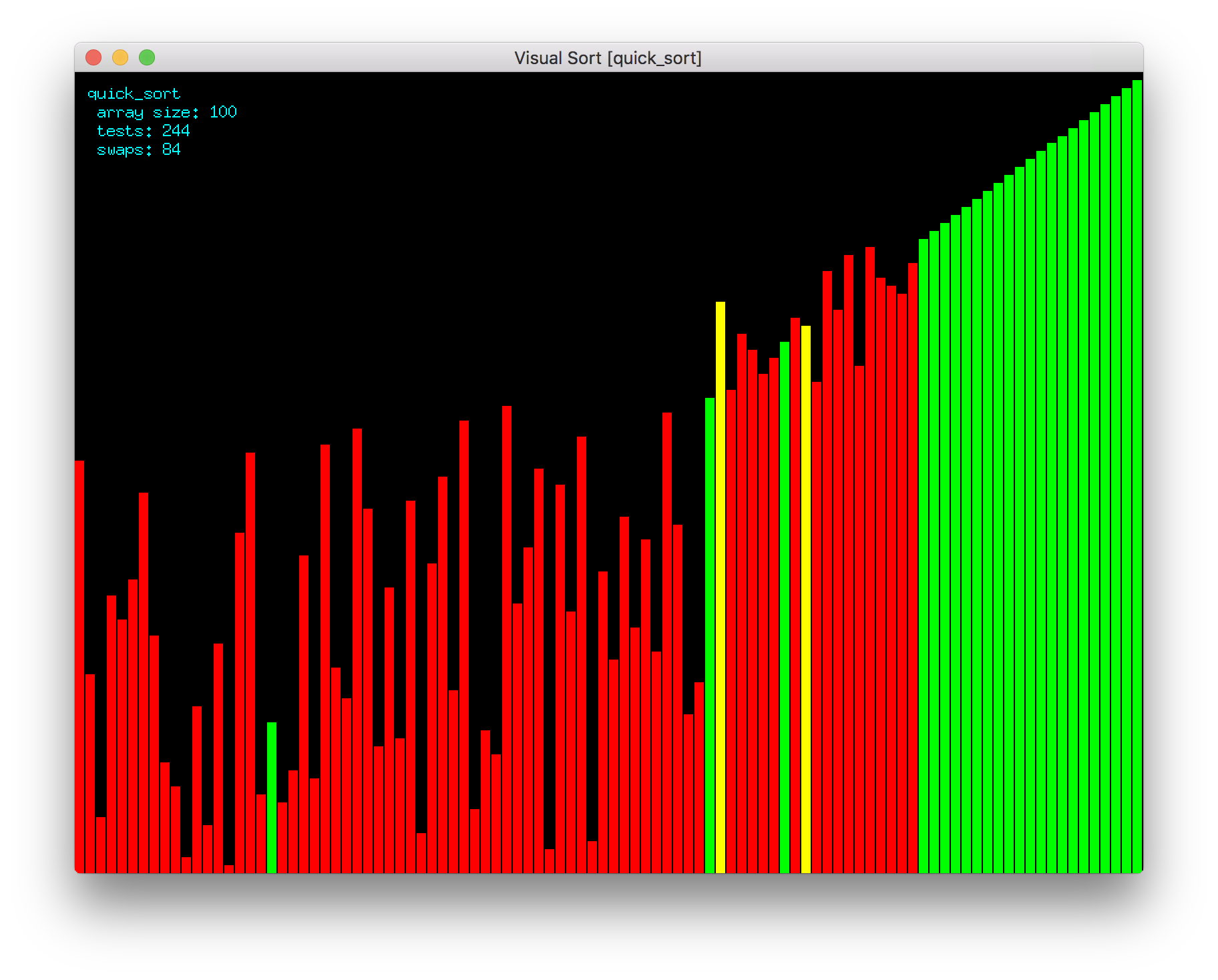 Quicksort Screenshot