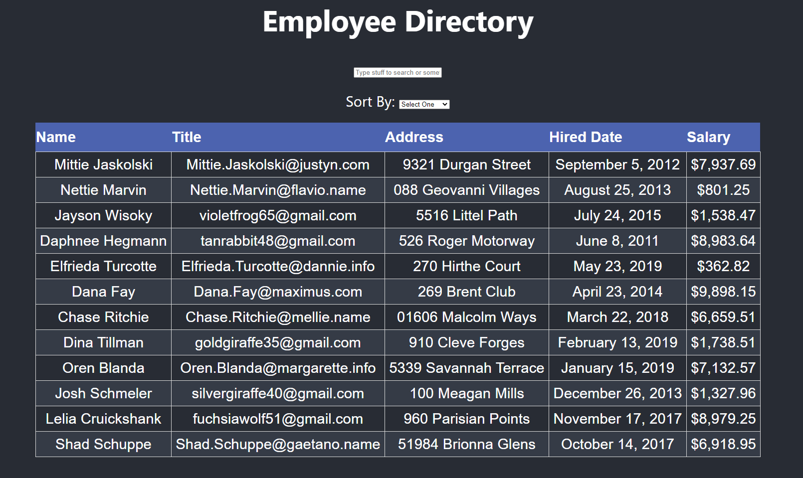 Employee-Directory