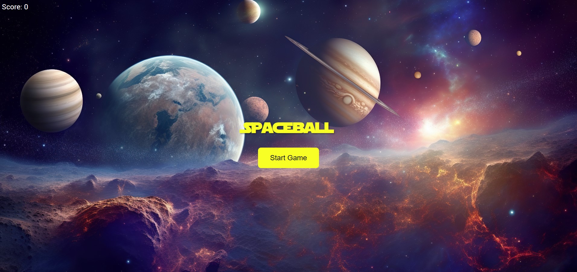 SpaceBall Splashscreen